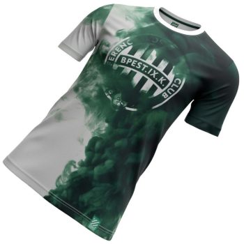 Zöld-fehér Fradi szurkolói mez címerrel