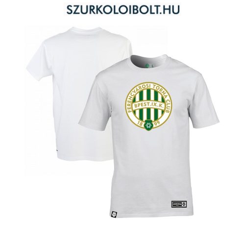 Ferencváros póló - Fradi címeres fehér szurkolói póló (pamut)