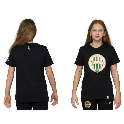 Ferencváros póló - Fradi címeres, fekete póló (gyerek)