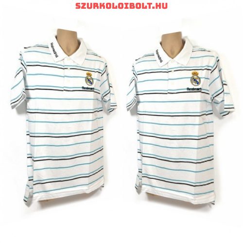 Real Madrid hivatalos ingnyakú szurkolói póló (csíkos)- eredeti klubtermék