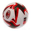 AC Milan labda - címeres Milan focilabda fehér, fekete és vörös színben (5-ös, normál méretű)