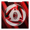 AC Milan labda - címeres Milan focilabda fehér, fekete és vörös színben (5-ös, normál méretű)