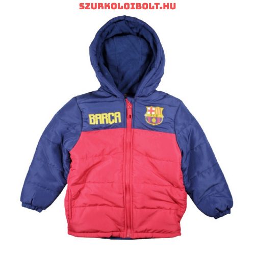 Fc Barcelona gyerek szurkolói kabát, dzseki, eredeti, hivatalos klubtermék (több méretben)