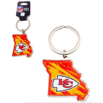   Kansas City Chiefs Exkluzív Missouri Állam Kulcstartó - NFL Prémium Kollekció