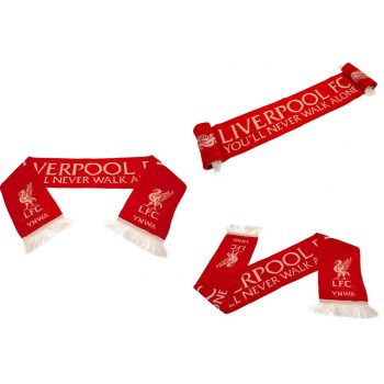   Liverpool "You never walk alone" szurkolói sál - eredeti, limitált kiadású Liverpool sál