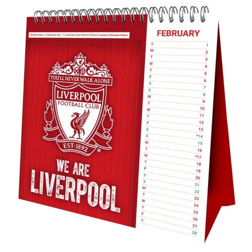 Liverpool FC naptár 2026