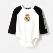 Hivatalos Real Madrid Hosszú Ujjú Pamut Baba body (Kétszínű Dizájn)