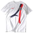 Hivatalos Nike Paris Saint-Germain (PSG) Pamut Póló – Fehér, Vendégmez Inspirálta