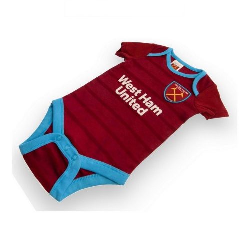 West Ham United body babáknak (többféle) - Hammers rugdalózó - akár saját névvel!