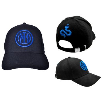   Inter Milan baseball sapka – térhatás, hímzett logóval﻿