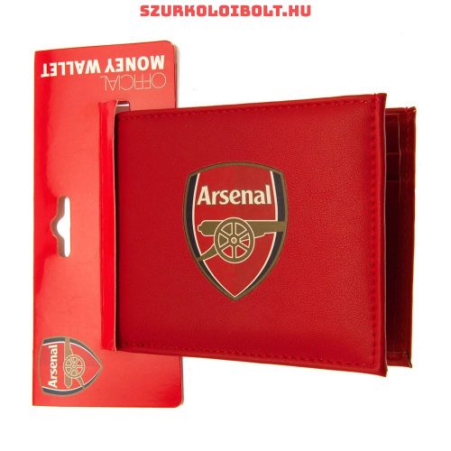 Arsenal FC bőr pénztárca - eredeti, liszenszelt klubtermék