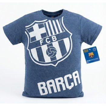 Fc Barcelona rövidujjú póló (sötétkék) - Barca póló gyerek méretekben 