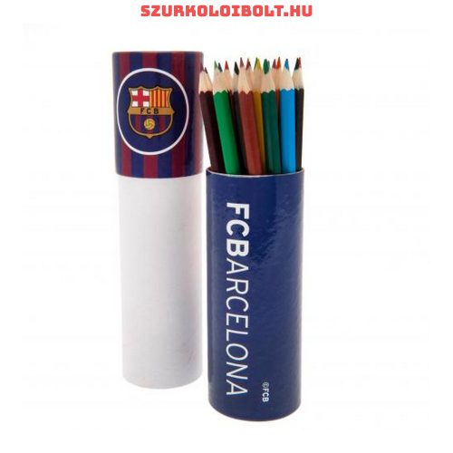 FC Barcelona színesceruza tartó henger - Barca színesceruza szett
