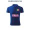  Italia póló -  szurkolói ingnyakú / galléros póló (kék)