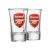 Arsenal felespohár szett - kupicás pohár Arsenal szurkolóknak