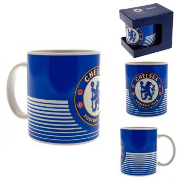 Chelsea csíkos bögre - eredeti klubtermék