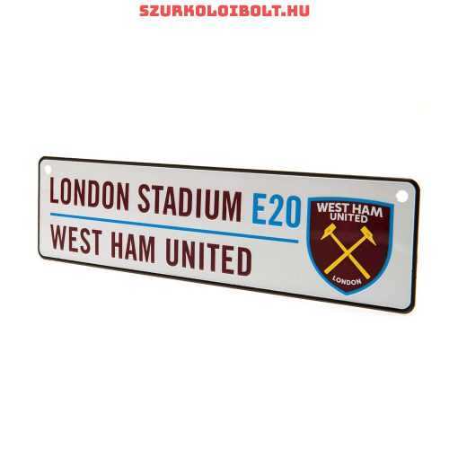 West Ham United tapadókorongos tábla - eredeti, hivatalos WHU termék