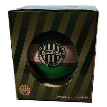   Ferencváros FC Karácsonyfa dísz, különböző színekben és díszdobozban.