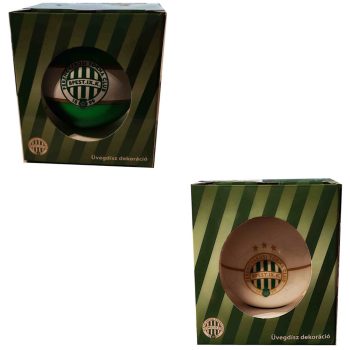   Ferencváros FC Karácsonyfa dísz, különböző színekben és díszdobozban.