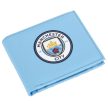 Hivatalos Manchester City FC Műbőr Pénztárca – Kék, Színes Klubcímerrel