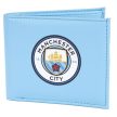 Hivatalos Manchester City FC Műbőr Pénztárca – Kék, Színes Klubcímerrel
