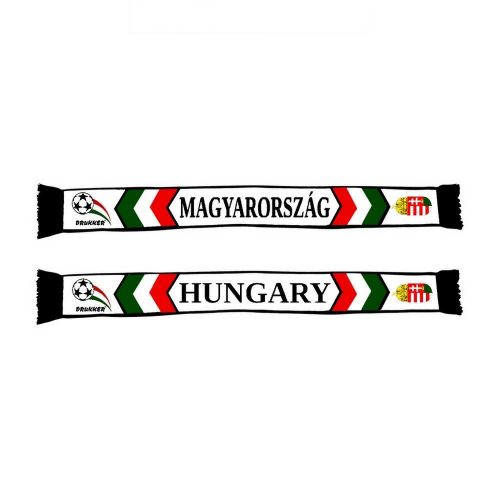 Hungary / Magyarország sál - magyar válogatott sál (kétoldalas kötött Drukker sál)