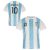 Argentina feliratos mez - argentin szurkolói mez (csíkos) 