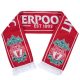 Liverpool FC "Alapítva 1892" piros-fehér kötött szurkolói sál
