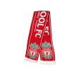 Liverpool FC "Alapítva 1892" piros-fehér kötött szurkolói sál