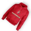 Magyarország feliratos kapucnis gyerek pulóver - magyar válogatott pulcsi (piros)