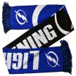 Tampa Bay Lightning NHL kötött szurkolói sál – Hivatalos licencelt termék, Kék-Fekete