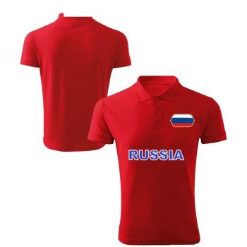 Orosz póló -  szurkolói ingnyakú / galléros póló (pios)