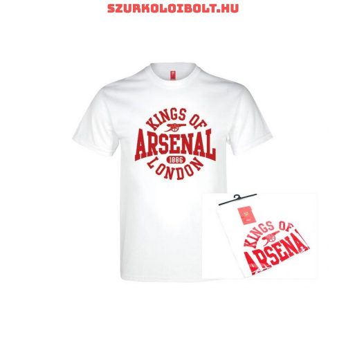 Arsenal póló "Kings of London"  - Gunners fehér póló