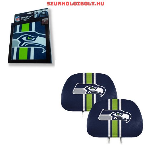Seattle Seahawks autós fejtámlahuzat garnitúra (2 db) - hivatalos Seahawks NFL termék