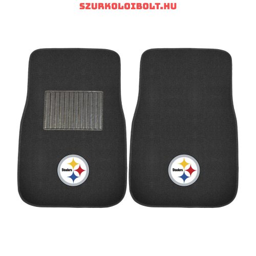 Pittsburgh Steelers hímzett autósszőnyeg garnitúra (2 db) - hivatalos NFL autószőnyeg szett