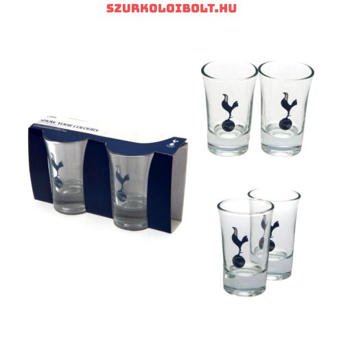 Tottenham Hotspur felespohár szett (2 db-os) - üveg kupicás pohár Spurs szurkolóknak