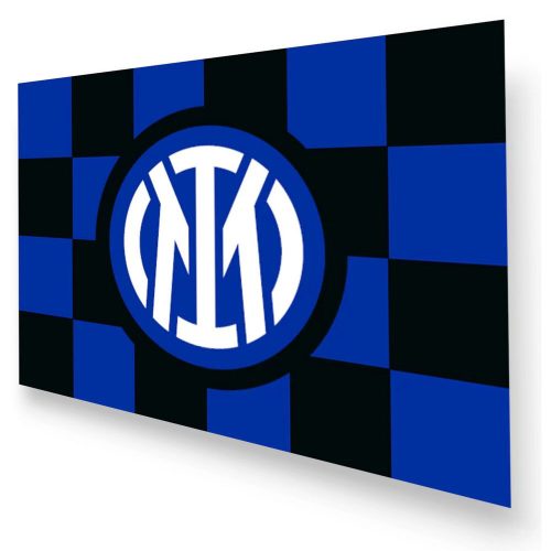 Inter Milan zászló - eredeti kockás zászló 