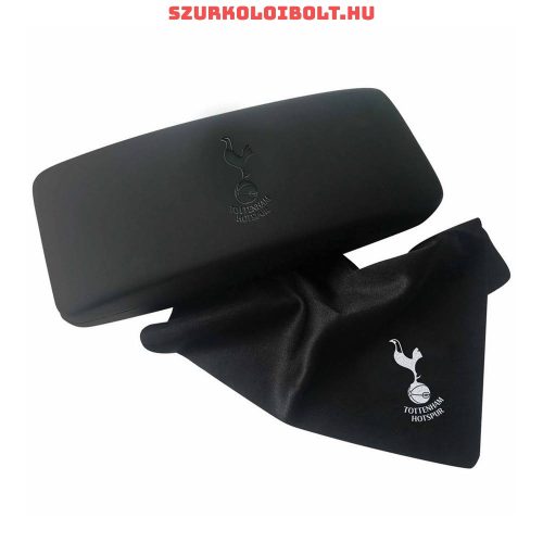 Tottenham Hotspur FC szemüvegtok - fekete tok Tottenham Hotspur  törlőkendővel