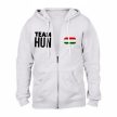 Magyarország zippes pulóver (fehér) - magyar válogatott pulcsi