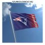 New England Patriots zászló - Patriots szurkolói zászló (eredeti, hivatalos NFL klubtermék)