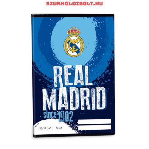 Real Madrid sima füzet A/5 méretben (2032)