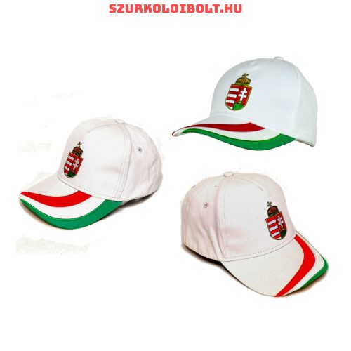 Magyarország Baseball sapka - magyar válogatott baseballsapka Hungary felirattal (fehér)