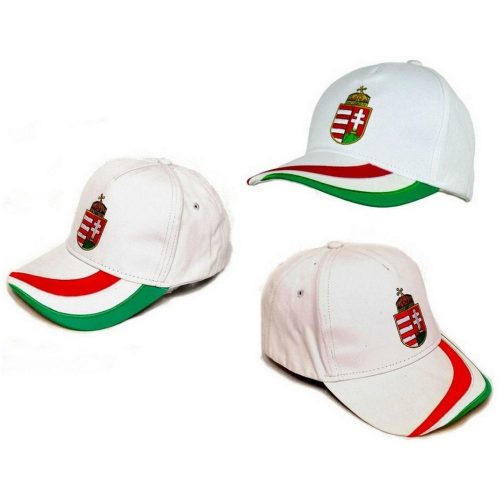 Magyarország Baseball sapka - magyar válogatott baseballsapka Hungary felirattal (fehér)
