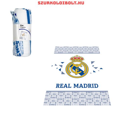 Real Madrid takaró "Hala Madrid" - eredeti, hivatalos klubtermék, szurkolói ajándéktárgy