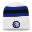 Inter Milan kötött, fehér-kék csíkos sapka - hivatalos Internazionale termék (limitált kiadás)
