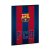 FC Barcelona kockás füzet A/5 méretben (négyzethálós)