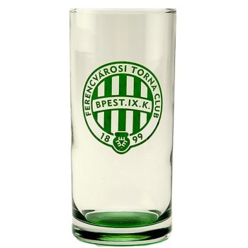 Ferencváros pohár - eredeti, címeres Fradi üdítős pohár