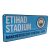 Manchester City FC színes utcatábla – Etihad Stadium fém falitábla