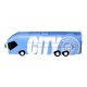 Manchester City FC csapatbusz - fém modell busz 