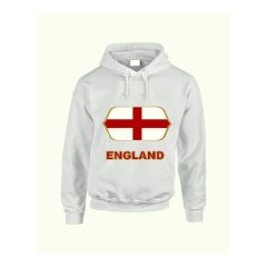   England feliratos kapucnis pulóver (fehér) - England válogatott pulcsi 